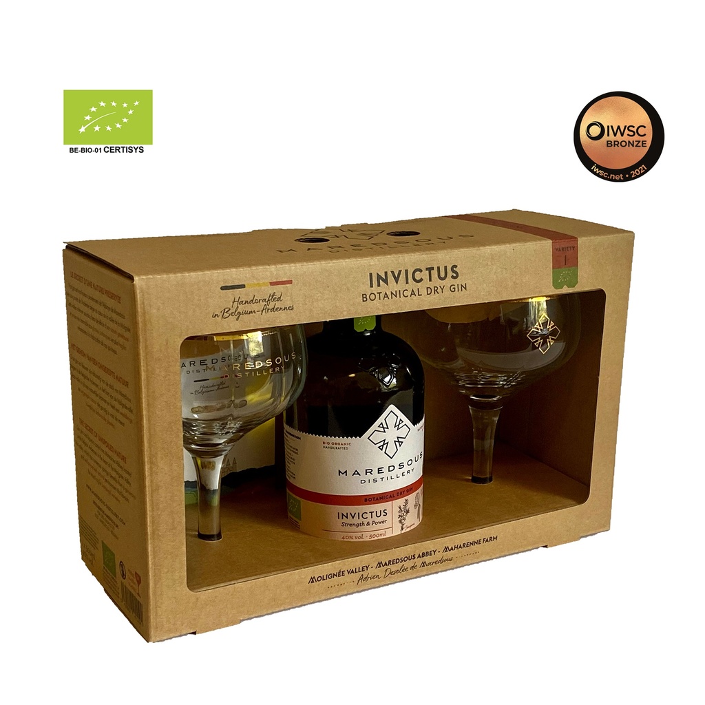 Giftbox Gin Invictus - Maredsous