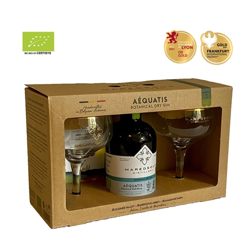 Coffret Cadeau Gin Aéquatis - Maredsous
